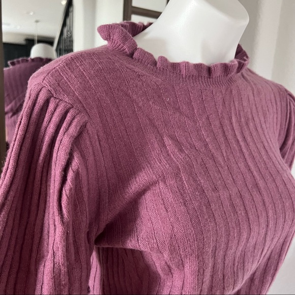 Ellie Tahari Cashmere Balloon Sleeve Sweater Dress Size S New w/Tag - Picture 10 of 15